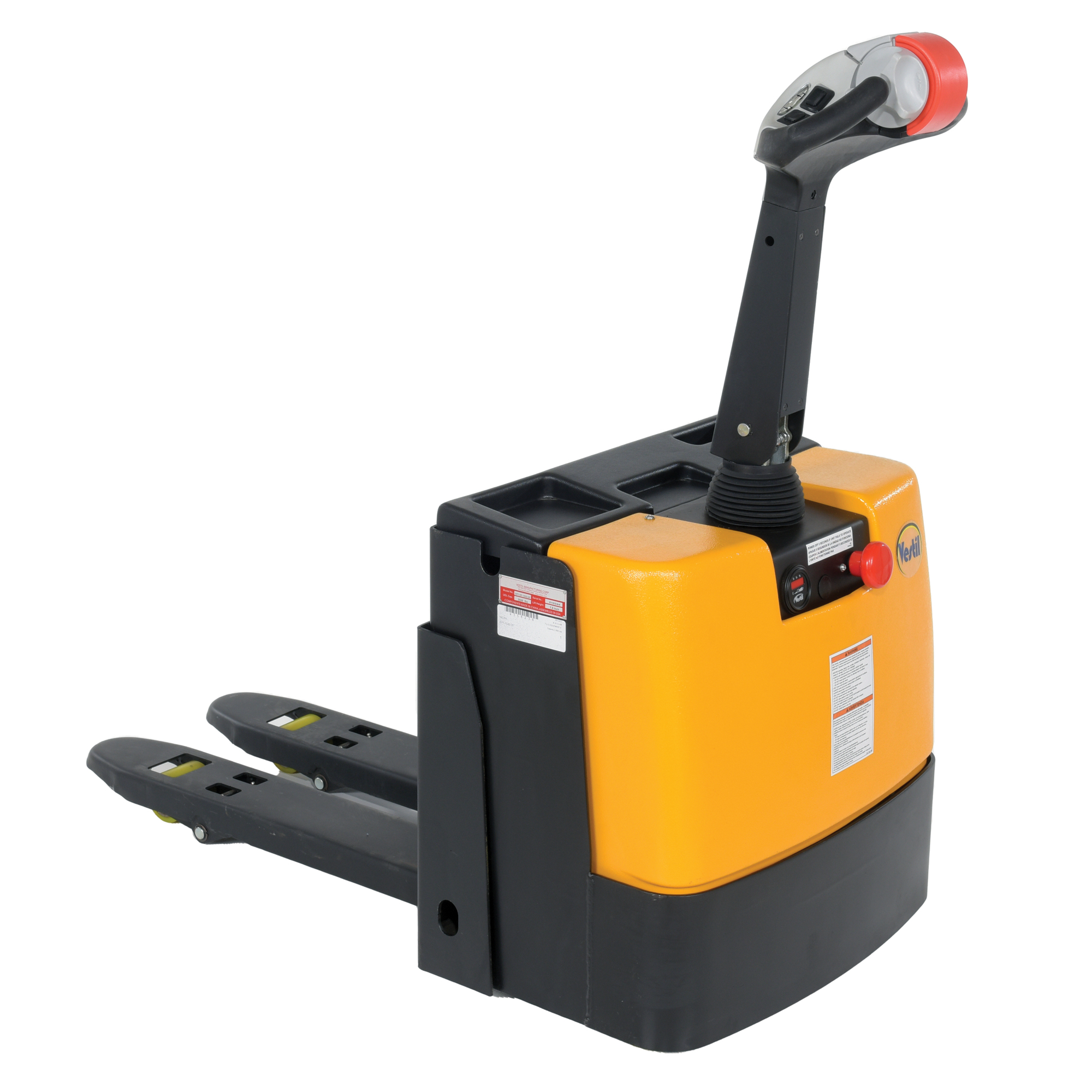 Vestil Fully Powered Electric Pallet Truck - 2600-Lb. Capacity, 40in. Fork Length, Narrow Fork Design, Model# EPT-1940-26